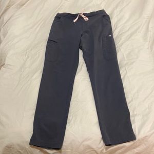 Wear Figs Charcoal Yola Skinny Scrub Pants size small